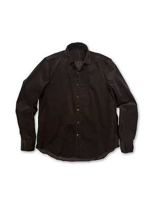 Pin Corduroy 908 Loafer Shirt Brown
