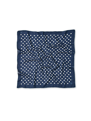 Indigo Supima Aya Polka Dot Big Bandana