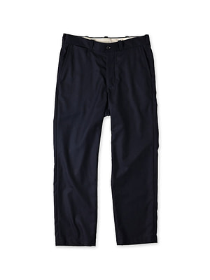 Wool Saxony Crosby Slacks MEN Navy