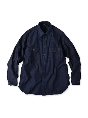 Indigo Supima OX 908 Military Shirt