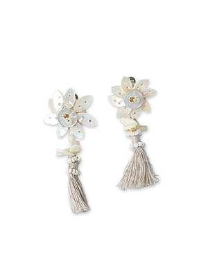 SUN Shell Flower Earrings