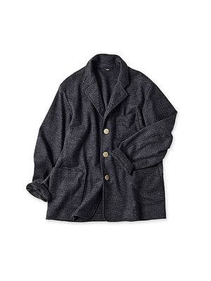 45R 45rpm ツイルKNIT PEA JACKET Men's Outer Archives - 45r