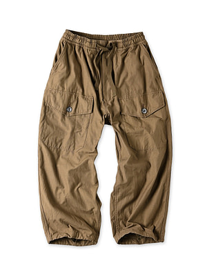 Back Satin 908 Tent Pants Beige