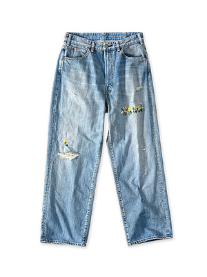Rye Mugi Denim Charlotte 5 APPARE Distressed Flower R66 Sei