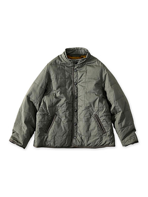 Weather 908 Quilting Blouson Gray Khaki