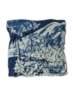 Indigo Supima Aya Noel Furoshiki