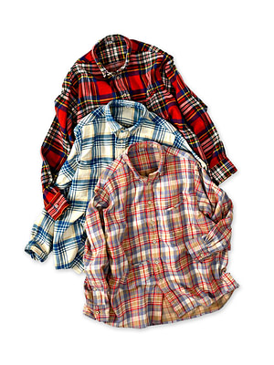 Indian Double Woven 908 Ocean Button Down Shirt