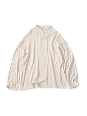 Whole Super Gauze Uma Sweater White Top