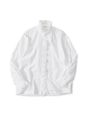 White Supima Batiste Cutwork Bouse
