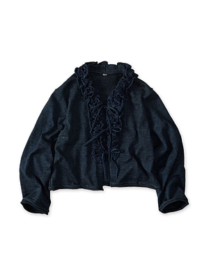 Indigo Dekoboko Knitsew Bolero R45 Nou