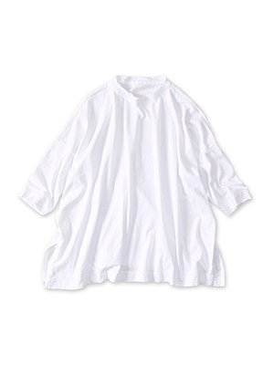 Tenjiku Big Slit T-shirt White