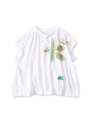 Thin Tenjiku Hippie Flower M Camisole