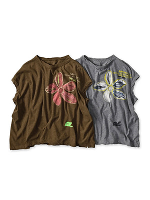 Top Thin Tenjiku Hippie Flower M Camisole