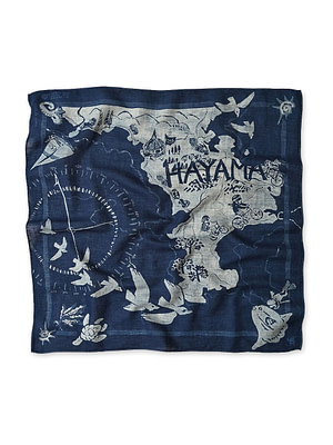 Indigo Australian Aya Cruise Map Bandana