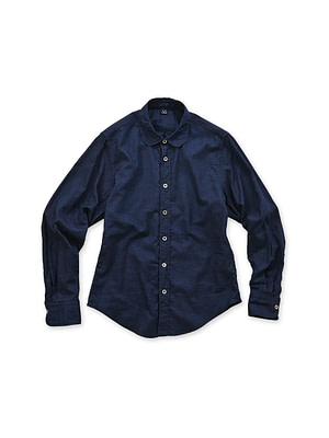 Indigo Thin Oxford Petite Loafer Shirt Indigo