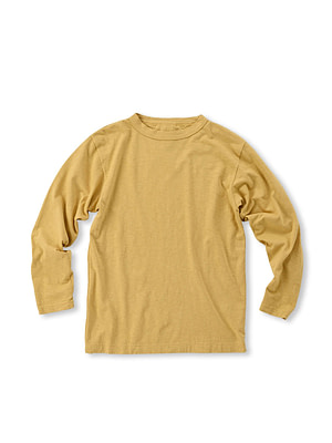 Dozume Tenjiku Cotton 908 45 Star Long Sleeve T-shirt Yellow