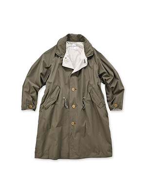 Ripstop 908 Balmacaan Coat Khaki