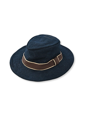 Indigo Cotton Canvas Hat Indigo