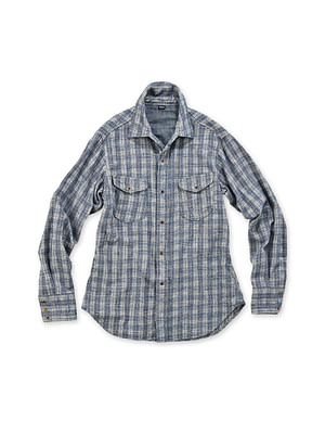 Indigo Yorimoku 908 Eastern Flannel Shirt