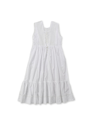 Supima Batiste Cutwork Petite Dress White