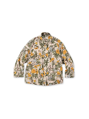 Doama Hira Garden Balsam Print Square Shirt Yellow