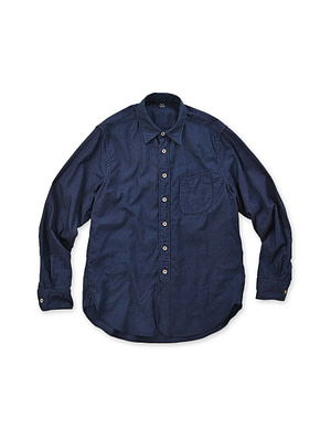 Indigo Thin Oxford 908 Loafer Shirt Indigo