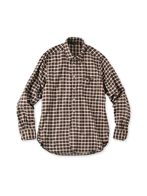 Thin OX 908 Loafer Shirt Brown Check