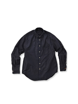 Indigo Supima Cotton OX 908 Loafer Shirt Indigo 45 Nou