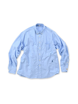 Supima Oxford 908 Ocean Canvas Shirt Saxe Chambray