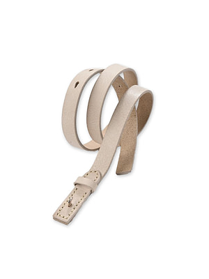 Montana Vintage Belt Thin Off Beige