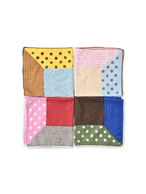 Supima Organic Patchwork Dot Bandana