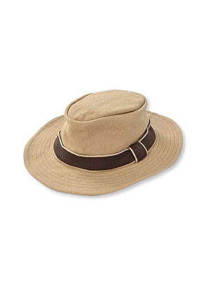 No.4 Cotton Canvas Hat Beige