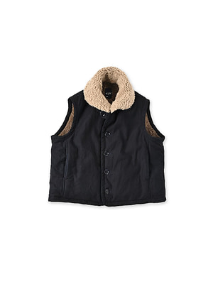 Indigo Satin x Boa 908 Vest