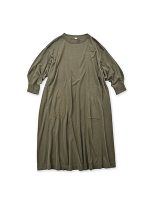 Supima Daily Knitsew Uma Dress Khaki