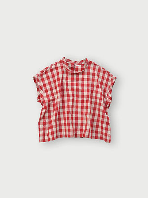 Indian Linen Gingham M Shirt