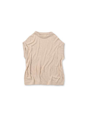 Whole Super Gauze 908 Uma Vest Beige