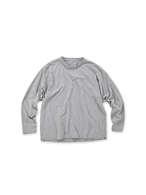 Top Dozume Tenjiku 908 Ocean T-shirt Gray Top