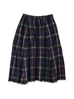 Indian Merino Boiled Tent Skirt Black Watch