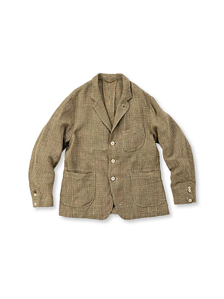 Linen Tweed Miyuki Jacket Gun Club