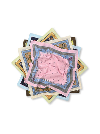 Supima Selvedge Cotton Havana Bouquet Bandana