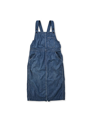 Mugi Cotton Denim Over Skirt Indigo