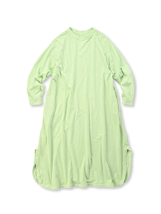 Dozume Tenjiku Cotton Dress Light Green