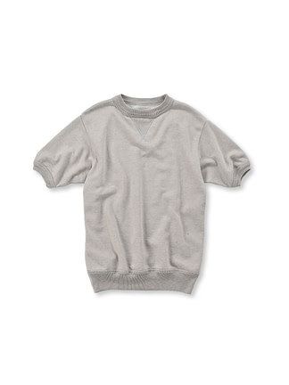 Super Cotton Gauze Urake Crew Sandy Ice Top