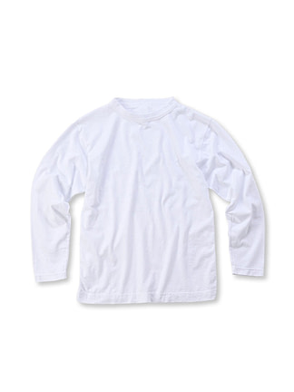 Dozume Tenjik Cotton 908 45 Star Long Sleeve T-shirt White