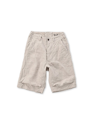 Linen 908 Chi-rgo Short Pants Linen White
