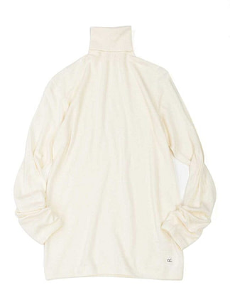 Super Gauze Turtleneck in White