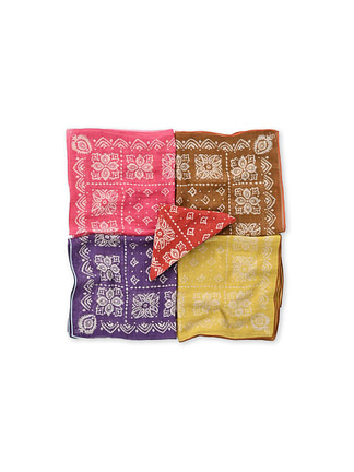 Gauze Cotton Ginko Tatami Bandana