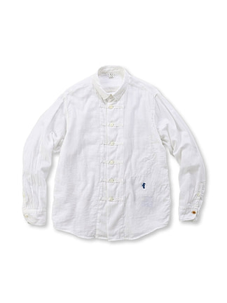 Supima Cotton Double Woven 908 8 Knot Shirt White
