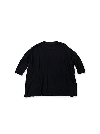 Indigo Dozume Tenjiku Cotton Big Slit T-shirt Indigo