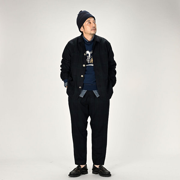 Jersey Flannel 908 Sweat Pants Male Model